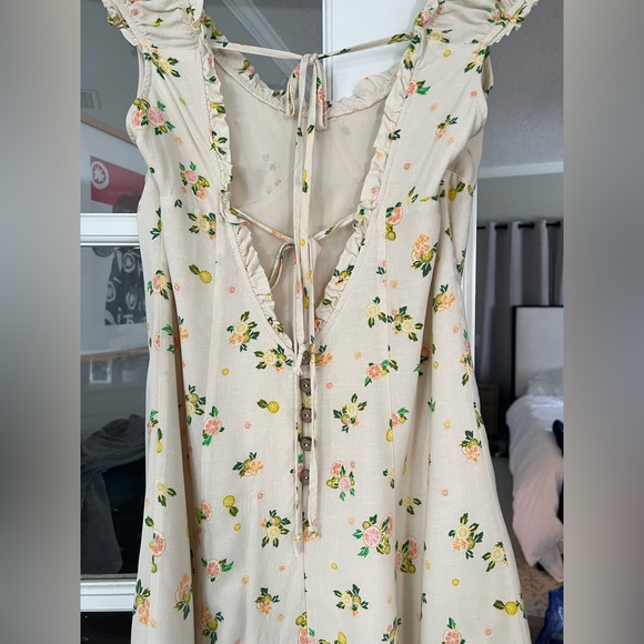 Free People Mini Cotton Floral Dress - Picture 3 of 5